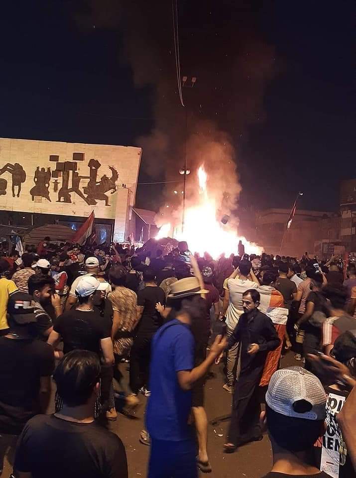 استمرار تظاهرات العراق.. وسقوط جرحى بعد اشتباكات مع الأمن 5 تظاهرات العراق